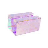 Maxbell Napkin Dispenser Creative Desktop Organizer Office Transparent Napkin Holder Colorful M