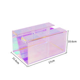 Maxbell Napkin Dispenser Creative Desktop Organizer Office Transparent Napkin Holder Colorful M