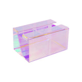 Maxbell Napkin Dispenser Creative Desktop Organizer Office Transparent Napkin Holder Colorful L