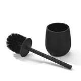 Maxbell 5 Pieces Bathroom Accessories Set Vanity Tray Toothbrush Brush to Clean Black