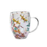Maxbell Double Wall Glass Heat Resistant Cappuccino Cups for Cappuccinos Latte Juice Style A