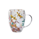 Maxbell Double Wall Glass Heat Resistant Cappuccino Cups for Cappuccinos Latte Juice Style A