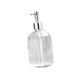 Maxbell Clear Glass Soap Dispenser Liquid Hand Soap Dispenser for Bathroom Home Sink Style B