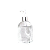 Maxbell Clear Glass Soap Dispenser Liquid Hand Soap Dispenser for Bathroom Home Sink Style D