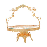 Maxbell European Style Fruit Tray Dried Food Plate for Countertop Holiday Decoration
