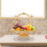 Maxbell European Style Fruit Tray Dried Food Plate for Countertop Holiday Decoration