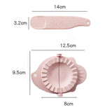 Maxbell Dumpling Pressing Tools Baking Pressing Tools Dumplings Making Tool for Kitchen Dumpling Pierogi Pink