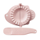 Maxbell Dumpling Pressing Tools Baking Pressing Tools Dumplings Making Tool for Kitchen Dumpling Pierogi Pink