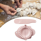 Maxbell Dumpling Pressing Tools Baking Pressing Tools Dumplings Making Tool for Kitchen Dumpling Pierogi Pink