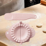 Maxbell Dumpling Pressing Tools Baking Pressing Tools Dumplings Making Tool for Kitchen Dumpling Pierogi Pink