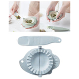 Maxbell Dumpling Pressing Tools Baking Pressing Tools Dumplings Making Tool for Kitchen Dumpling Pierogi Blue