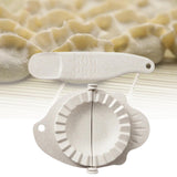 Maxbell Dumpling Pressing Tools Baking Pressing Tools Dumplings Making Tool for Kitchen Dumpling Pierogi Beige