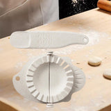 Maxbell Dumpling Pressing Tools Baking Pressing Tools Dumplings Making Tool for Kitchen Dumpling Pierogi Beige