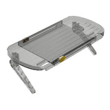 Maxbell Screen Top Shelf Mount TV Screen Top Storage Rack for Cellphone Stand Router Gray