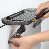 Maxbell Screen Top Shelf Mount TV Screen Top Storage Rack for Cellphone Stand Router Gray