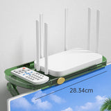 Maxbell Screen Top Shelf Mount TV Screen Top Storage Rack for Cellphone Stand Router Green