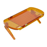 Maxbell Screen Top Shelf Mount TV Screen Top Storage Rack for Cellphone Stand Router Orange