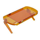 Maxbell Screen Top Shelf Mount TV Screen Top Storage Rack for Cellphone Stand Router Orange