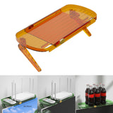 Maxbell Screen Top Shelf Mount TV Screen Top Storage Rack for Cellphone Stand Router Orange