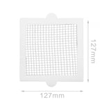 Maxbell 30 Pieces Kitchen Sink Strainer Shower Sink Drain Strainer for Shower Drains square 127mm