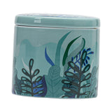 Maxbell Kitchen Jar Exquisite Glaze Canister Storage Jar for Serving Nuts Tea Leaves Blue