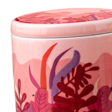 Maxbell Kitchen Jar Exquisite Glaze Canister Storage Jar for Serving Nuts Tea Leaves Pink