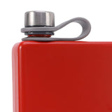 Maxbell Stainless Steel Hip Flask Drinkware Water Bottle for Outdoor Fitness Wedding red