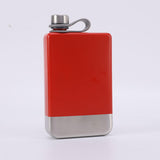 Maxbell Stainless Steel Hip Flask Drinkware Water Bottle for Outdoor Fitness Wedding red