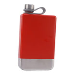 Maxbell Stainless Steel Hip Flask Drinkware Water Bottle for Outdoor Fitness Wedding red