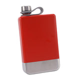 Maxbell Stainless Steel Hip Flask Drinkware Water Bottle for Outdoor Fitness Wedding red
