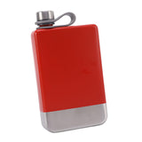 Maxbell Stainless Steel Hip Flask Drinkware Water Bottle for Outdoor Fitness Wedding red