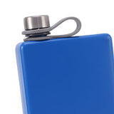 Maxbell Stainless Steel Hip Flask Drinkware Water Bottle for Outdoor Fitness Wedding blue