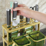 Maxbell Kitchen Utensil Holder Tableware Stand Cooking Utensil Holder Chopstick Cage Style B