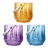 Maxbell Ice Bucket Wine Bucket for Home Freezer Cocktail Bar Party Champagne Bottles Brown