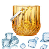 Maxbell Ice Bucket Wine Bucket for Home Freezer Cocktail Bar Party Champagne Bottles Brown