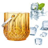 Maxbell Ice Bucket Wine Bucket for Home Freezer Cocktail Bar Party Champagne Bottles Brown