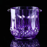 Maxbell Ice Bucket Wine Bucket for Home Freezer Cocktail Bar Party Champagne Bottles Violet