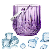 Maxbell Ice Bucket Wine Bucket for Home Freezer Cocktail Bar Party Champagne Bottles Violet