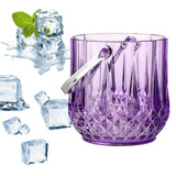 Maxbell Ice Bucket Wine Bucket for Home Freezer Cocktail Bar Party Champagne Bottles Violet