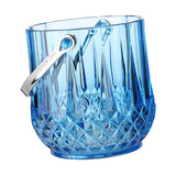 Maxbell Ice Bucket Wine Bucket for Home Freezer Cocktail Bar Party Champagne Bottles Blue