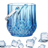 Maxbell Ice Bucket Wine Bucket for Home Freezer Cocktail Bar Party Champagne Bottles Blue
