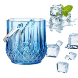 Maxbell Ice Bucket Wine Bucket for Home Freezer Cocktail Bar Party Champagne Bottles Blue