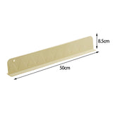 Maxbell Kitchen Island Sink Backsplash Guard Lightweight for Sink Bathroom Household Beige