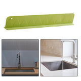 Maxbell Kitchen Island Sink Backsplash Guard Lightweight for Sink Bathroom Household Green