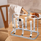 Maxbell Water Cup Rack Durable Mug Holder Rack for Restaurants Home Decor Countertop Tray not included