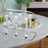 Maxbell Water Cup Rack Durable Mug Holder Rack for Restaurants Home Decor Countertop Tray not included