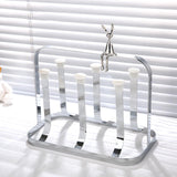 Maxbell Water Cup Rack Durable Mug Holder Rack for Restaurants Home Decor Countertop Tray not included