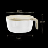 Maxbell Rice Washing Filter Strainer Basket Cleaning Tools for Peas Spinach Potatoes Yellow S