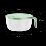 Maxbell Rice Washing Filter Strainer Basket Cleaning Tools for Peas Spinach Potatoes Green S
