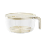 Maxbell Rice Washing Filter Strainer Basket Cleaning Tools for Peas Spinach Potatoes Yellow L